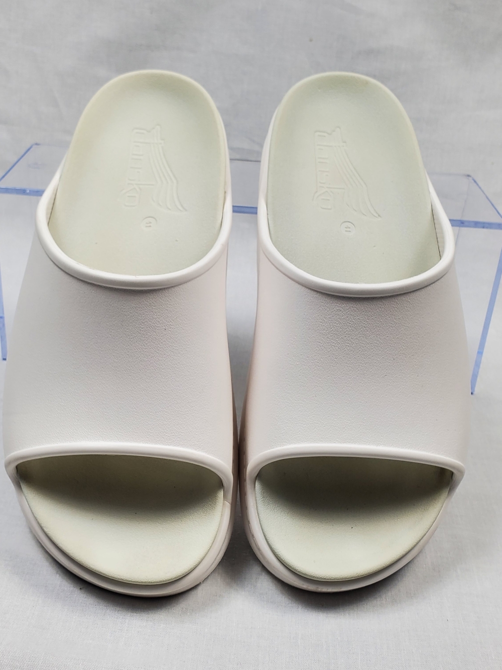 Dansko Devyn Molded Slip-On Sandals Women's 10.5-11 EU41 White Platform Comfort